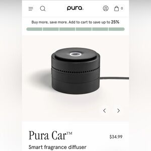 Pura Car Diffuser & Brand New Volcano scent disc